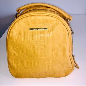 Steve Madden Mustard Backpack Bag